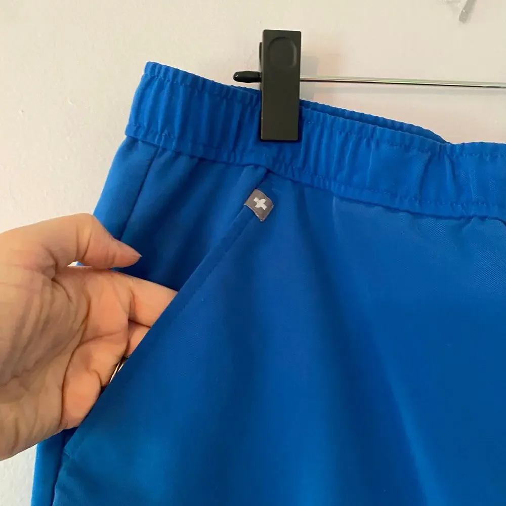 FIGS Royal Blue Tansen Jogger Scrub Pants Uniform Nurse Doctor Men's XXL Short